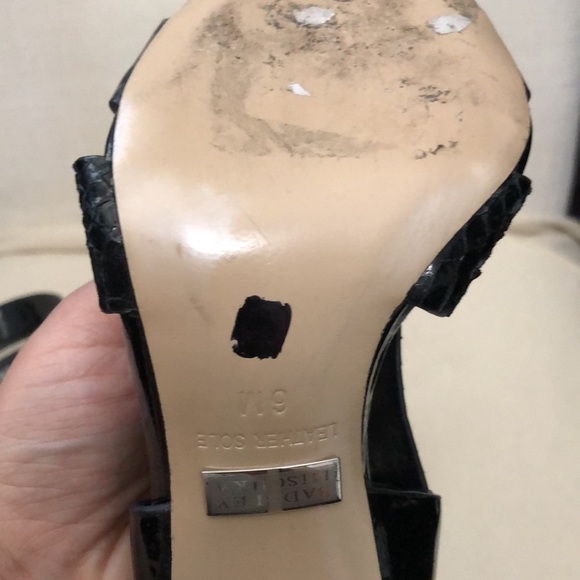 Badgley Mishka Ankle Strap Heels Size 6 - Picture 7 of 8